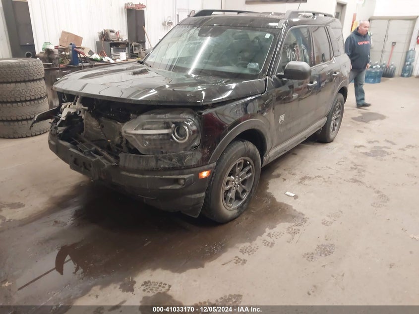 Vin: 3fmcr9b65mra19945, lot: 41523096, ford bronco sport big bend 20212