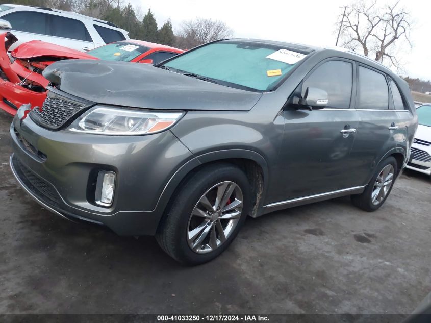 2015 Kia Sorento Limited V6 VIN: 5XYKW4A76FG605654 Lot: 41033250