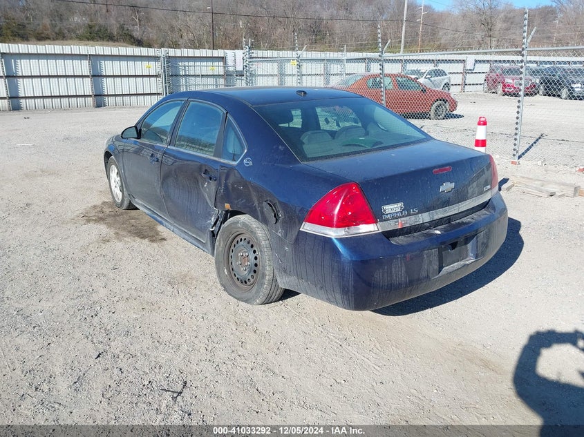 2009 CHEVROLET IMPALA VIN: 2G1WB57K391242302