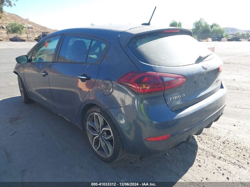 VIN KNAFZ5A3XF5370824 2015 KIA Forte, SX no.3