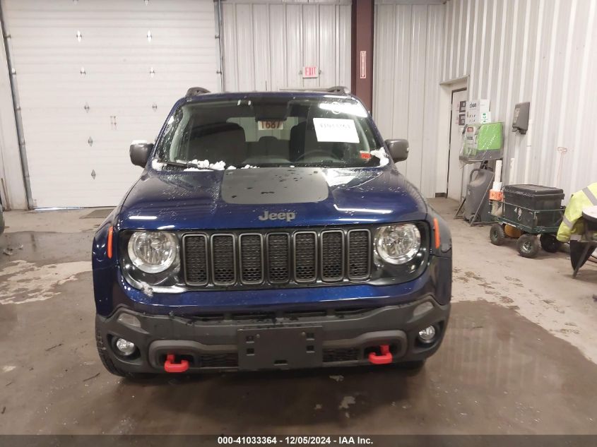 2019 Jeep Renegade Trailhawk 4X4 VIN: ZACNJBC19KPK80465 Lot: 41033364