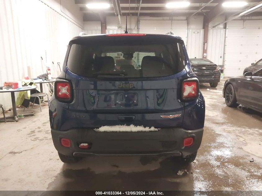 2019 Jeep Renegade Trailhawk 4X4 VIN: ZACNJBC19KPK80465 Lot: 41033364