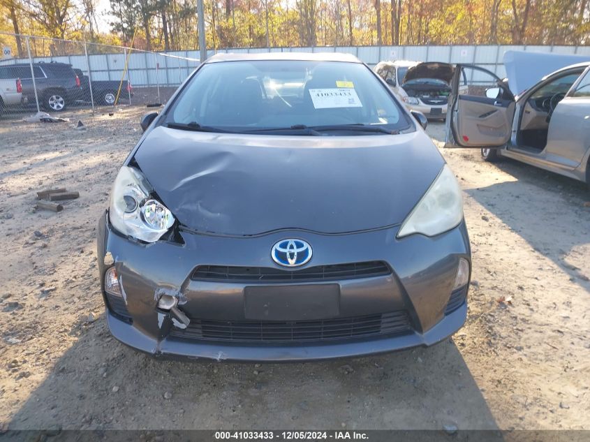 2012 Toyota Prius C Three VIN: JTDKDTB38C1500136 Lot: 41033433