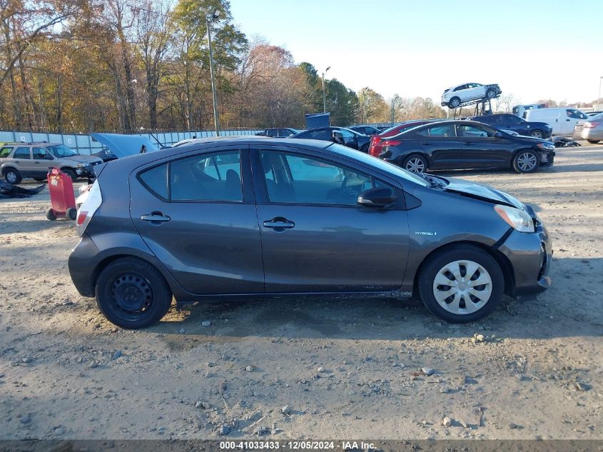 2012 Toyota Prius C Three VIN: JTDKDTB38C1500136 Lot: 41033433