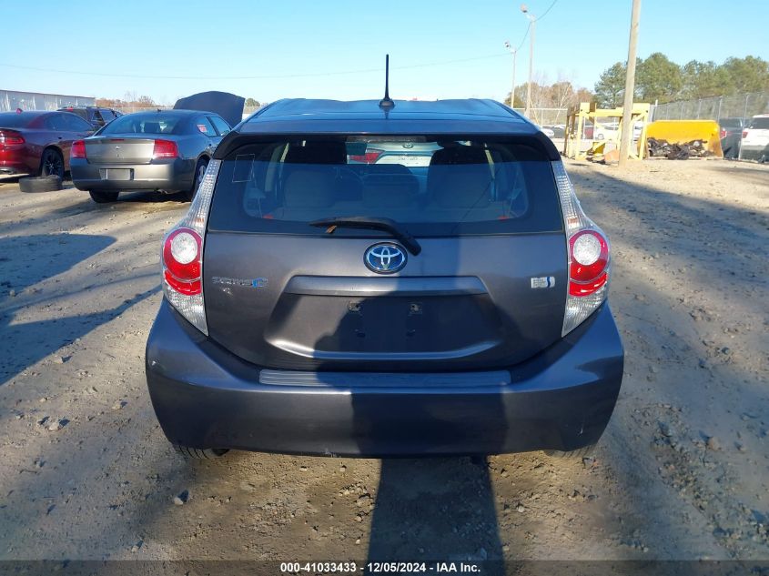 2012 Toyota Prius C Three VIN: JTDKDTB38C1500136 Lot: 41033433