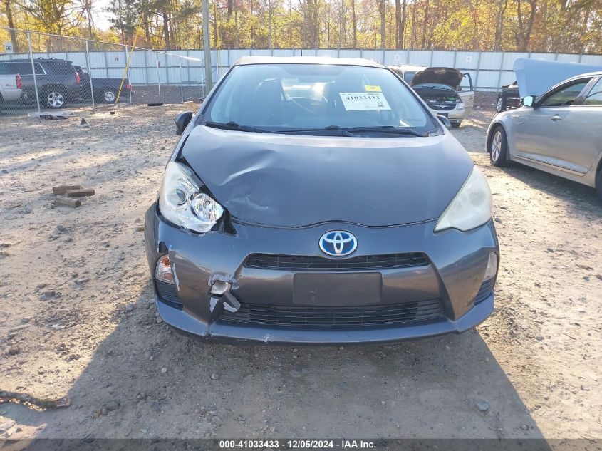 2012 Toyota Prius C Three VIN: JTDKDTB38C1500136 Lot: 41033433