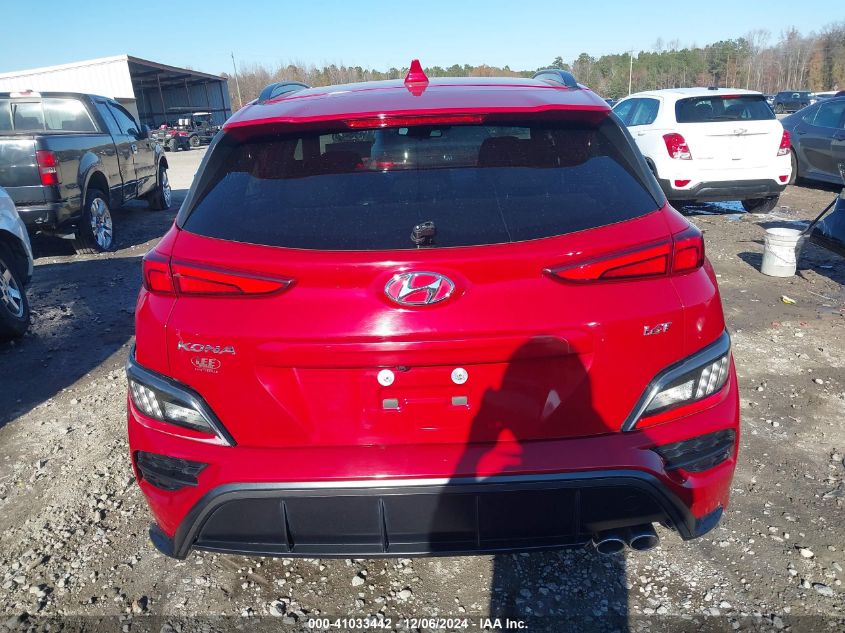 2022 Hyundai Kona N Line VIN: KM8K33A37NU805080 Lot: 41033442