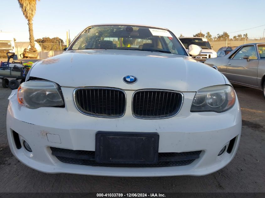 2013 BMW 128I VIN: WBAUP7C5XDVP25981 Lot: 41033789