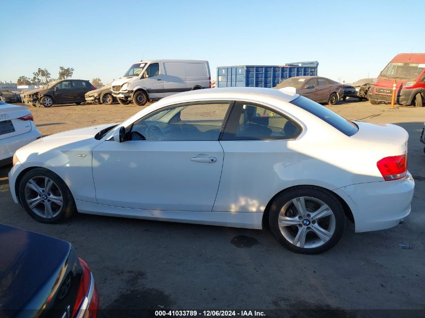 2013 BMW 128I VIN: WBAUP7C5XDVP25981 Lot: 41033789