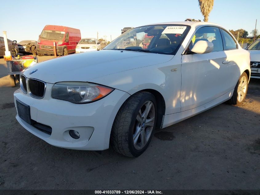 VIN WBAUP7C5XDVP25981 2013 BMW 1 Series, 128I no.2