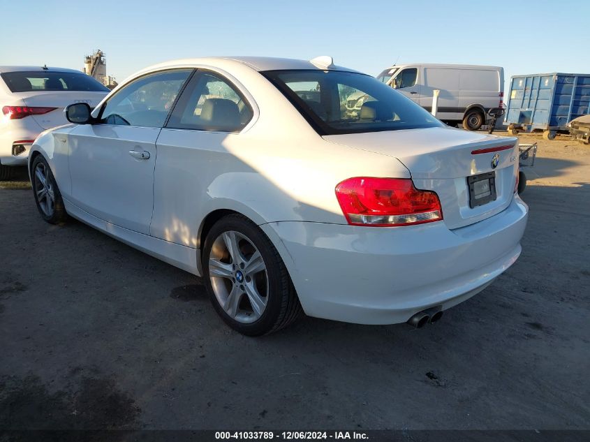 VIN WBAUP7C5XDVP25981 2013 BMW 1 Series, 128I no.3