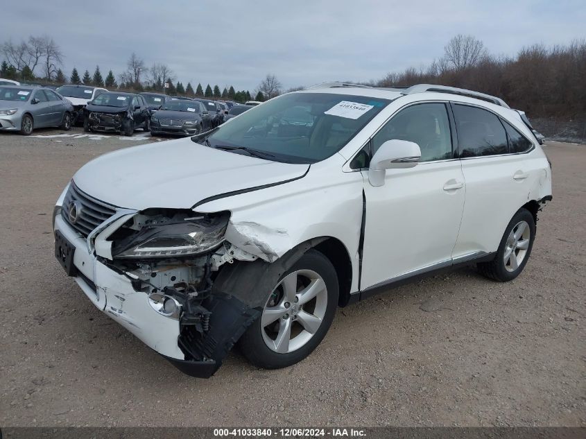 VIN JTJBK1BA8D2034466 2013 Lexus RX, 350 no.2