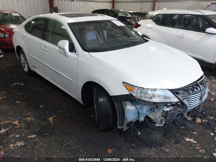 VIN JTHBW1GG9F2091846 2015 Lexus ES, 300H no.1