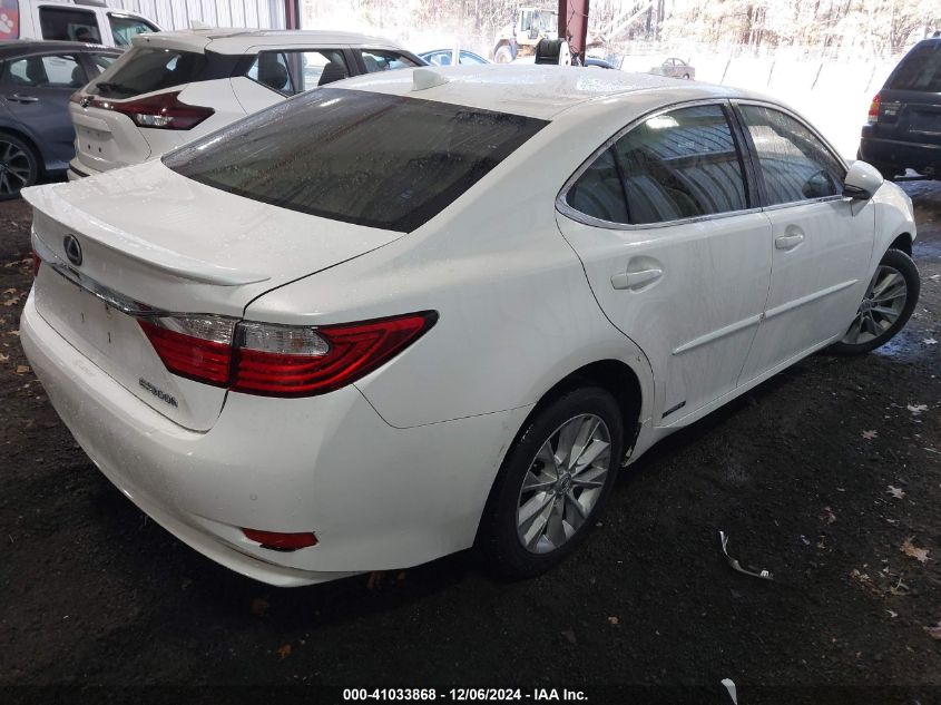 VIN JTHBW1GG9F2091846 2015 Lexus ES, 300H no.4