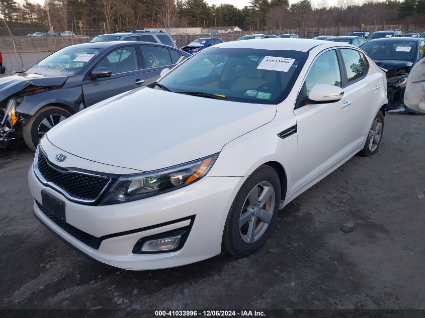 VIN 5XXGM4A7XFG388240 2015 KIA OPTIMA no.2