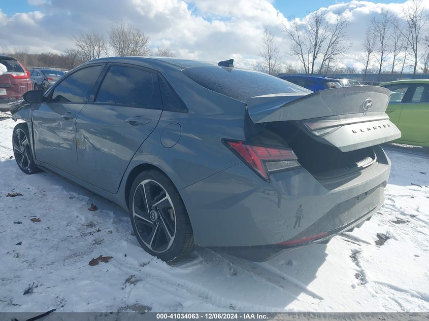 2022 HYUNDAI ELANTRA VIN: KMHLR4AFXNU362314
