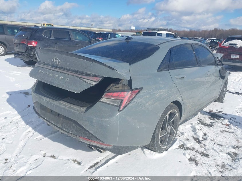 2022 HYUNDAI ELANTRA VIN: KMHLR4AFXNU362314