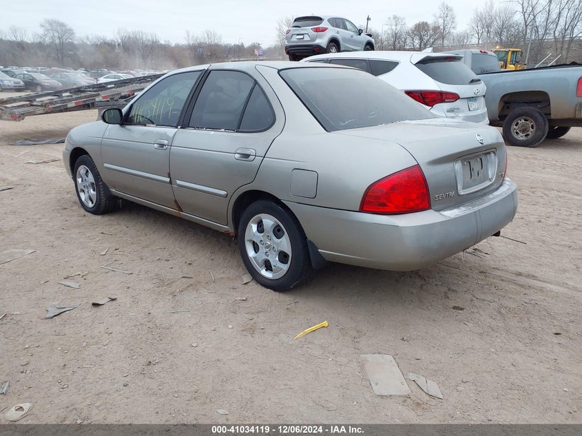 2006 NISSAN SENTRA VIN: 3N1CB51D86L598519