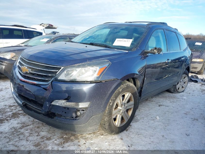 VIN 1GNKVHKD8EJ180457 2014 Chevrolet Traverse, 2LT no.2