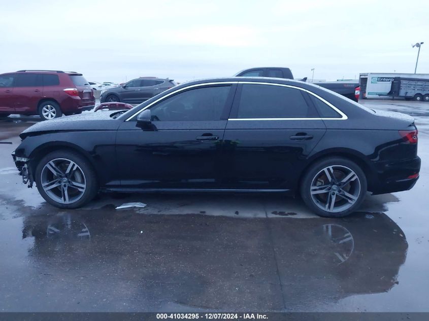 2018 AUDI A4 2.0T PREMIUM/2.0T TECH PREMIUM - WAUENAF48JN019842