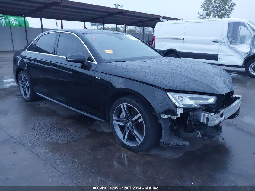 2018 AUDI A4 2.0T PREMIUM/2.0T TECH PREMIUM - WAUENAF48JN019842