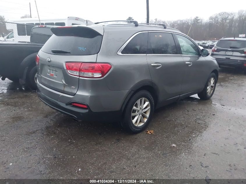 VIN 5XYPGDA39GG107899 2016 KIA Sorento, 2.4L Lx no.4