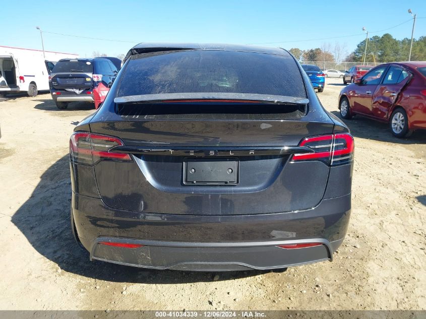 2024 Tesla Model X Long Range VIN: 7SAXCDE52RF457752 Lot: 41034339