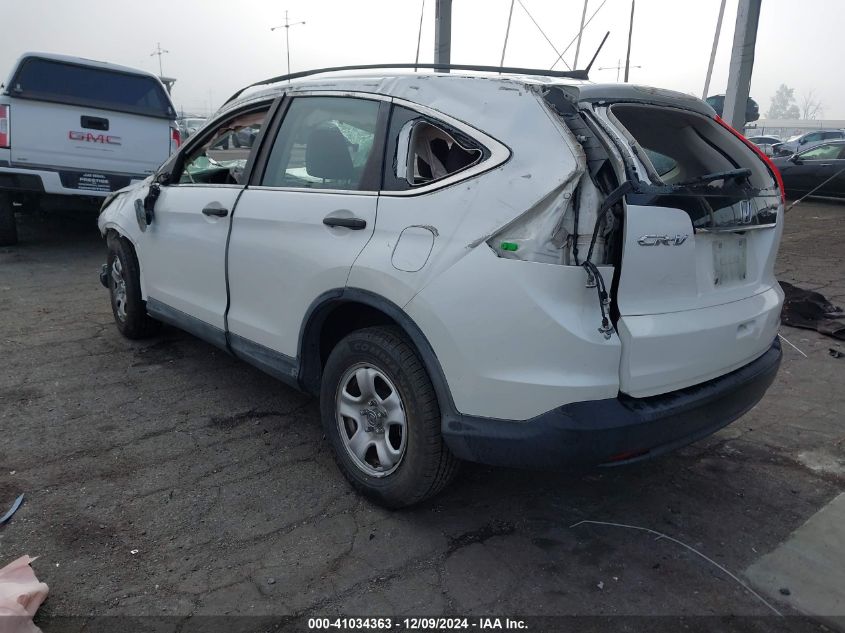 VIN 5J6RM3H38DL017056 2013 Honda CR-V, LX no.3