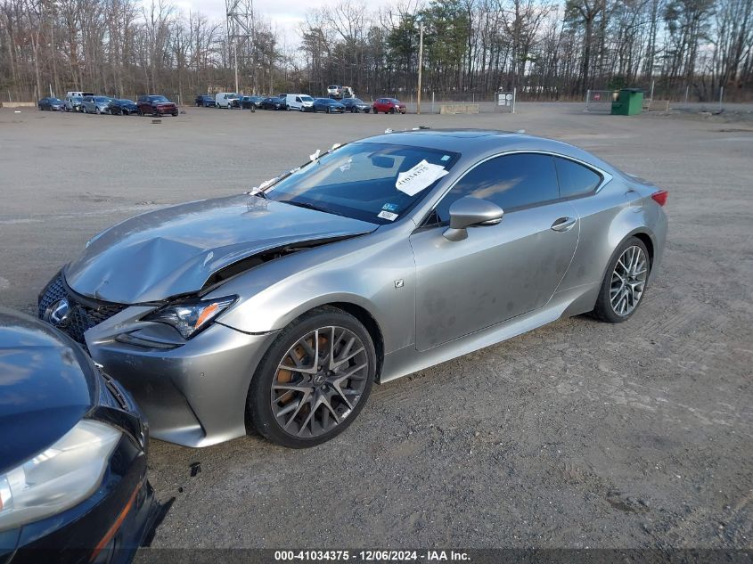 VIN JTHHE5BC7F5005165 2015 Lexus RC, 350 no.2