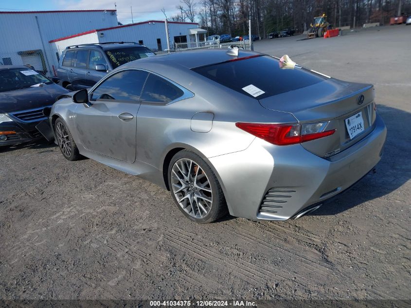 VIN JTHHE5BC7F5005165 2015 Lexus RC, 350 no.3