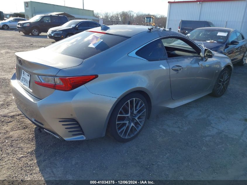 VIN JTHHE5BC7F5005165 2015 Lexus RC, 350 no.4