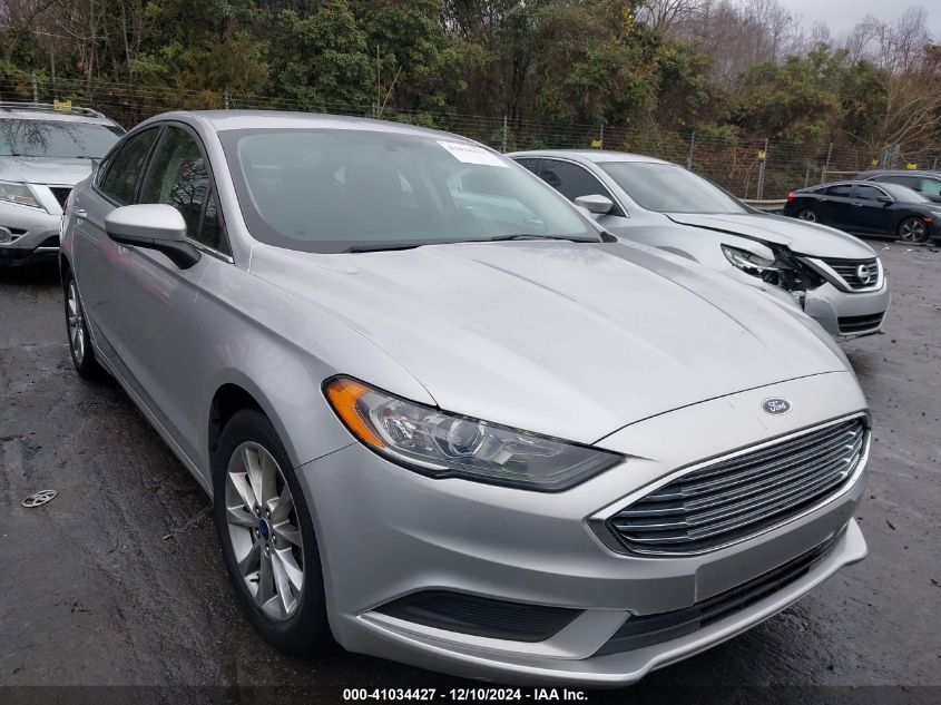 VIN 3FA6P0H76HR198429 2017 Ford Fusion, SE no.1