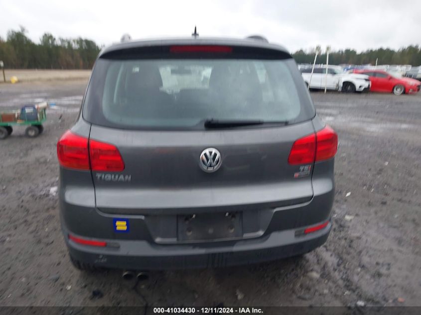 2016 VOLKSWAGEN TIGUAN S - WVGBV7AX2GW569398