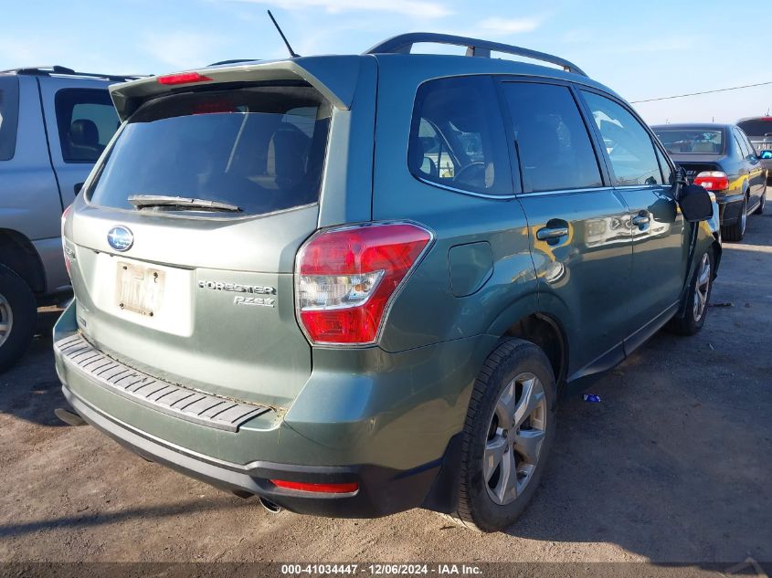 VIN JF2SJAHC4EH506726 2014 Subaru Forester, 2.5I Li... no.4