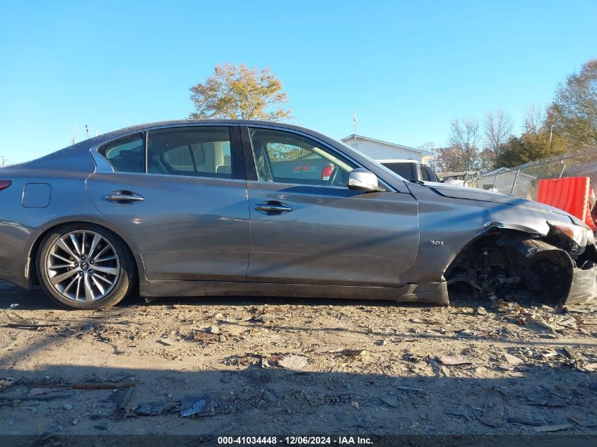 VIN JN1EV7AR6JM611032 2018 Infiniti Q50, 3.0T Luxe no.14