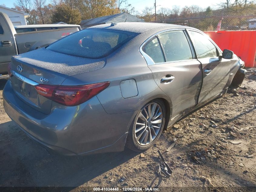 VIN JN1EV7AR6JM611032 2018 Infiniti Q50, 3.0T Luxe no.4