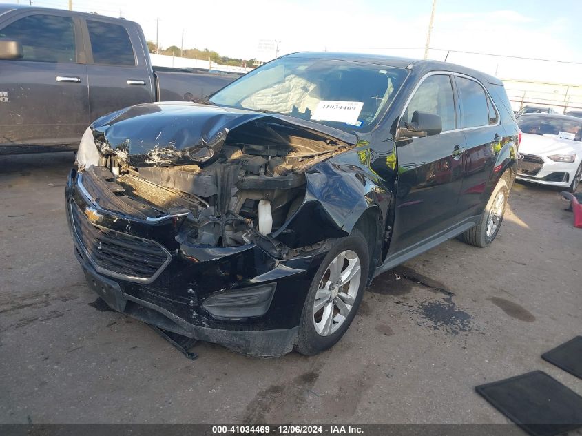 VIN 2GNALBEK9G1146906 2016 Chevrolet Equinox, LS no.2