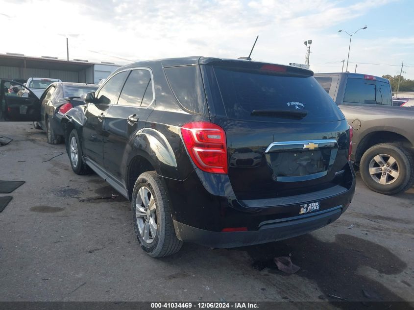 VIN 2GNALBEK9G1146906 2016 Chevrolet Equinox, LS no.3