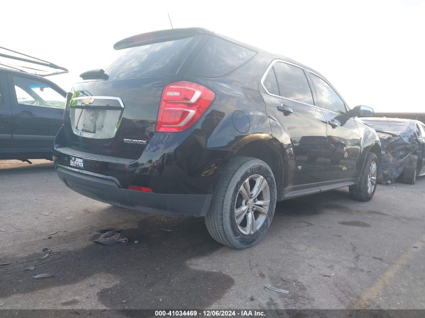 VIN 2GNALBEK9G1146906 2016 Chevrolet Equinox, LS no.4