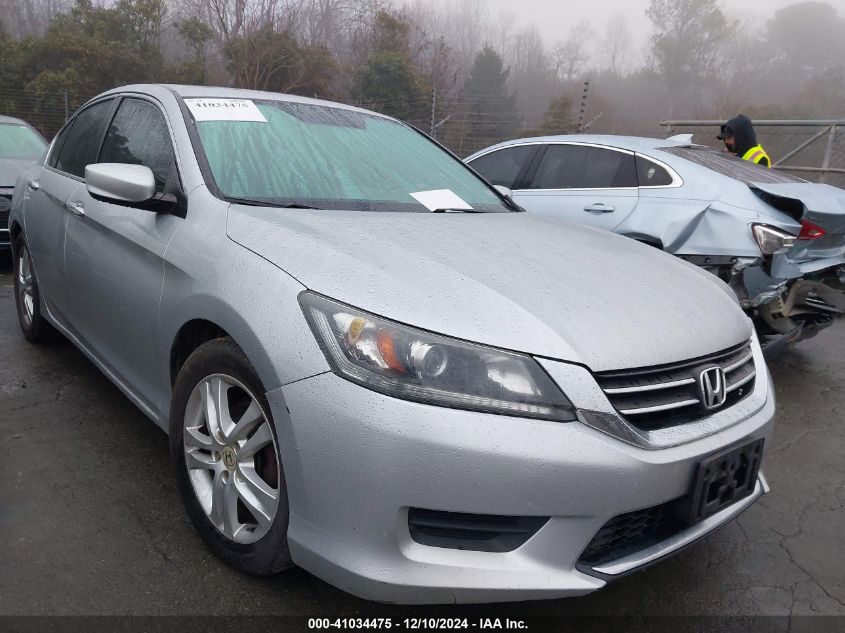 VIN 1HGCR2E35EA022337 2014 Honda Accord, LX no.1