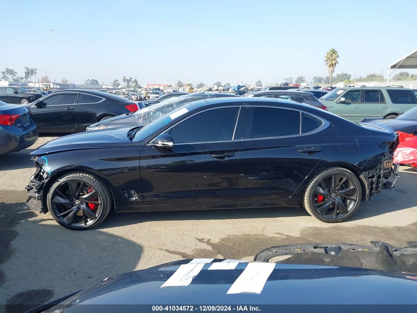 2022 GENESIS G70 3.3T AWD KMTG54TE4NU090902