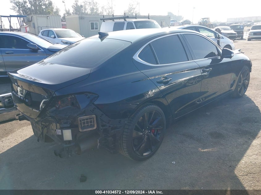 2022 GENESIS G70 3.3T AWD KMTG54TE4NU090902