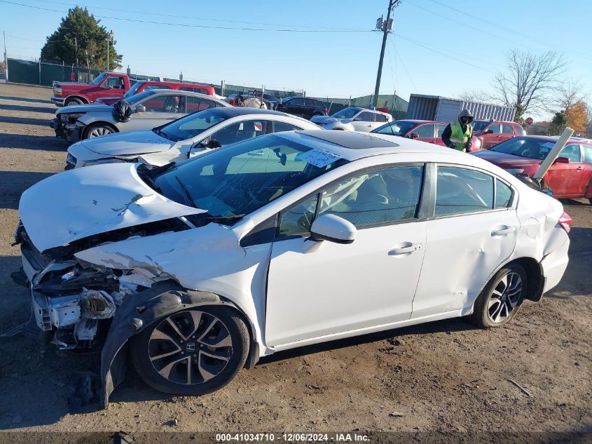 VIN 2HGFB2F83FH550747 2015 Honda Civic, EX no.14