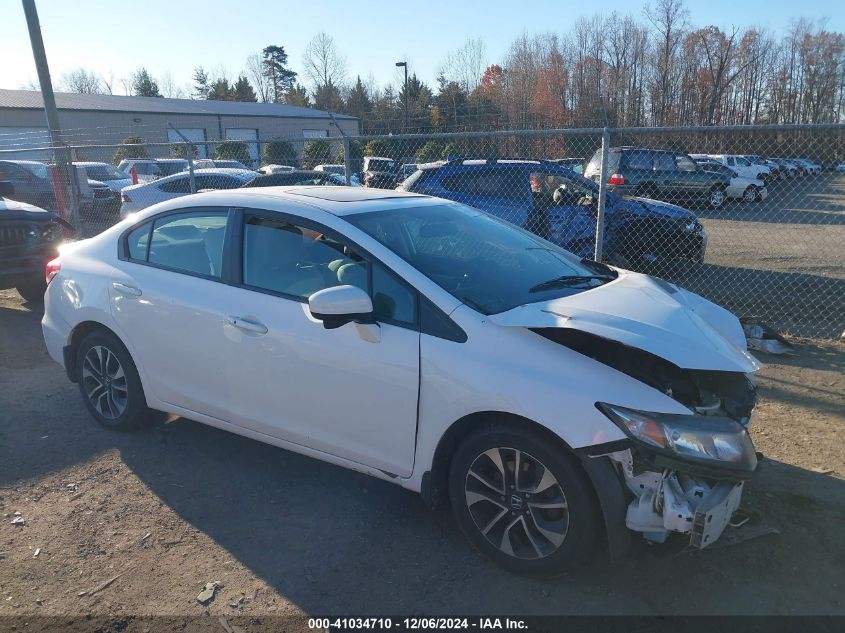 VIN 2HGFB2F83FH550747 2015 Honda Civic, EX no.1