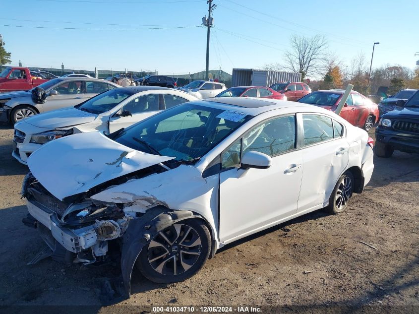 VIN 2HGFB2F83FH550747 2015 Honda Civic, EX no.2