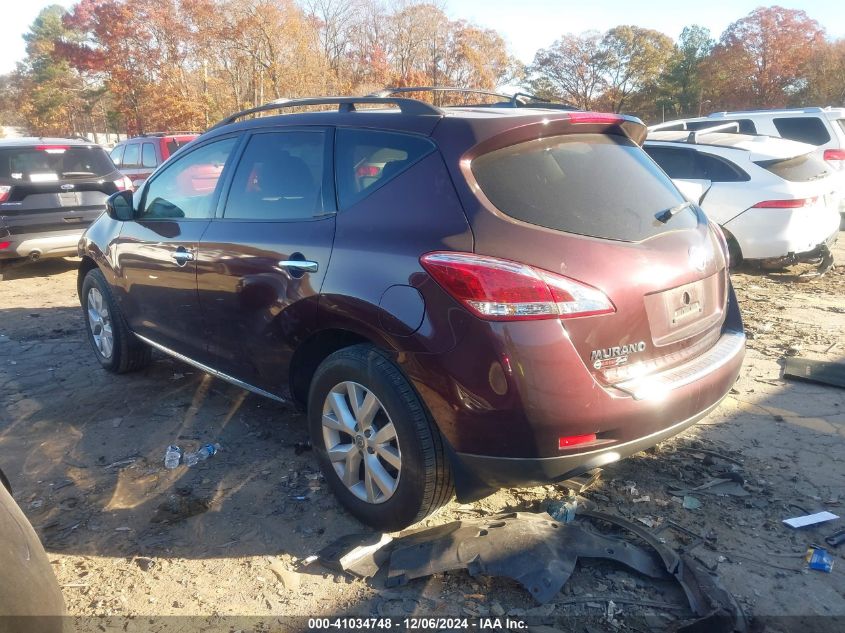 VIN JN8AZ1MU1EW410781 2014 NISSAN MURANO no.3