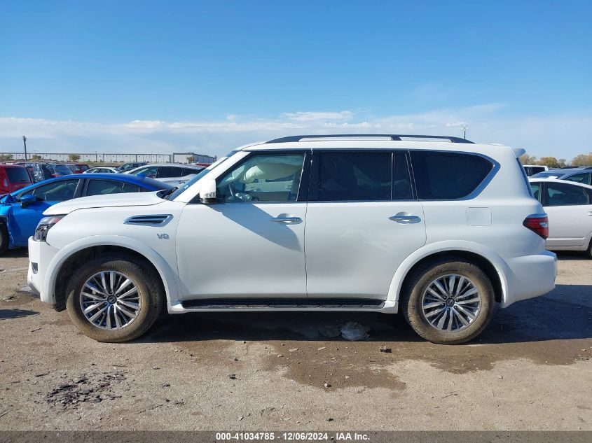 2022 Nissan Armada Sv 2Wd VIN: JN8AY2ACXN9161917 Lot: 41034785