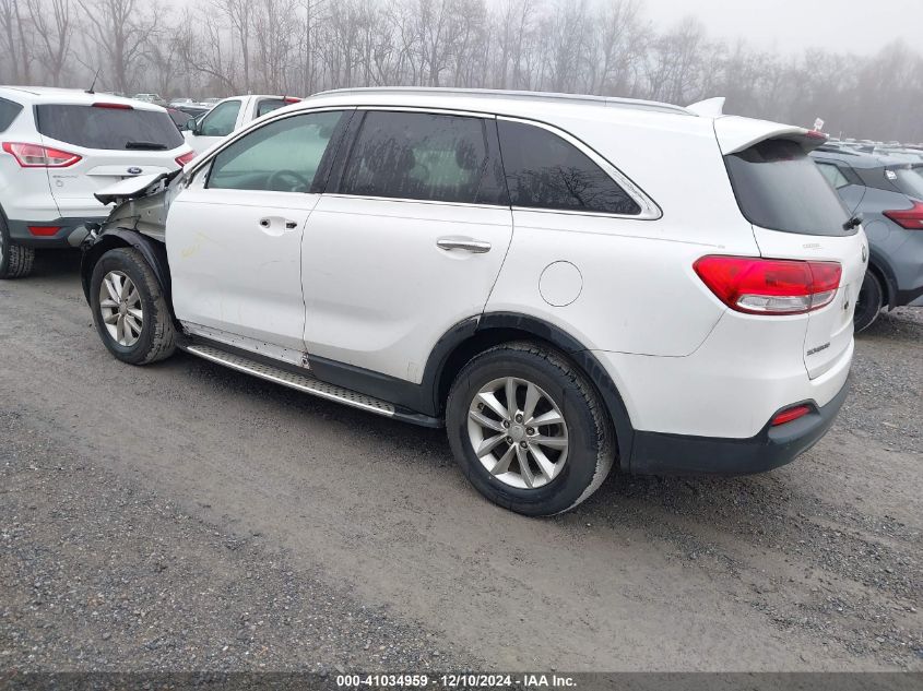 VIN 5XYPG4A35GG056367 2016 KIA Sorento, 2.4L Lx no.3