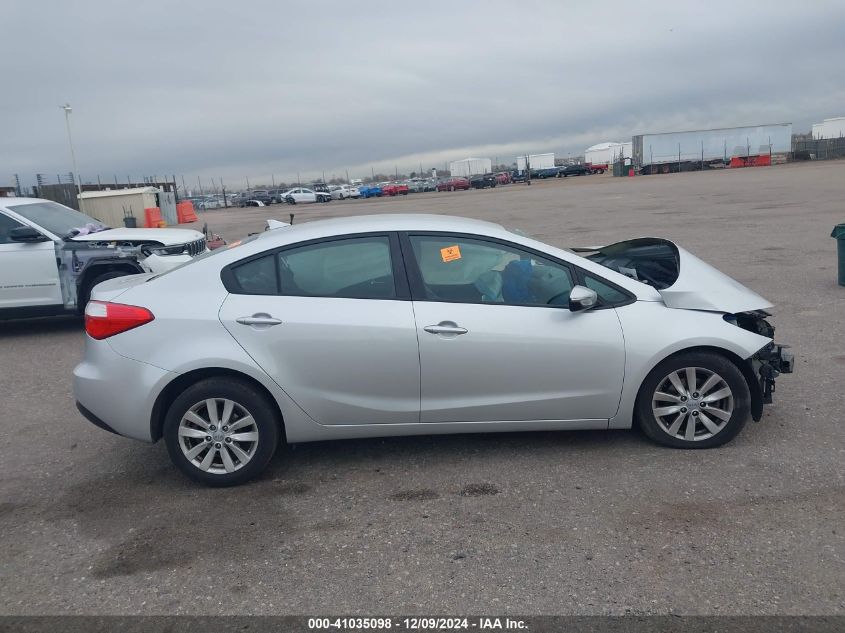 2014 Kia Forte Lx VIN: KNAFX4A62E5228363 Lot: 41035098