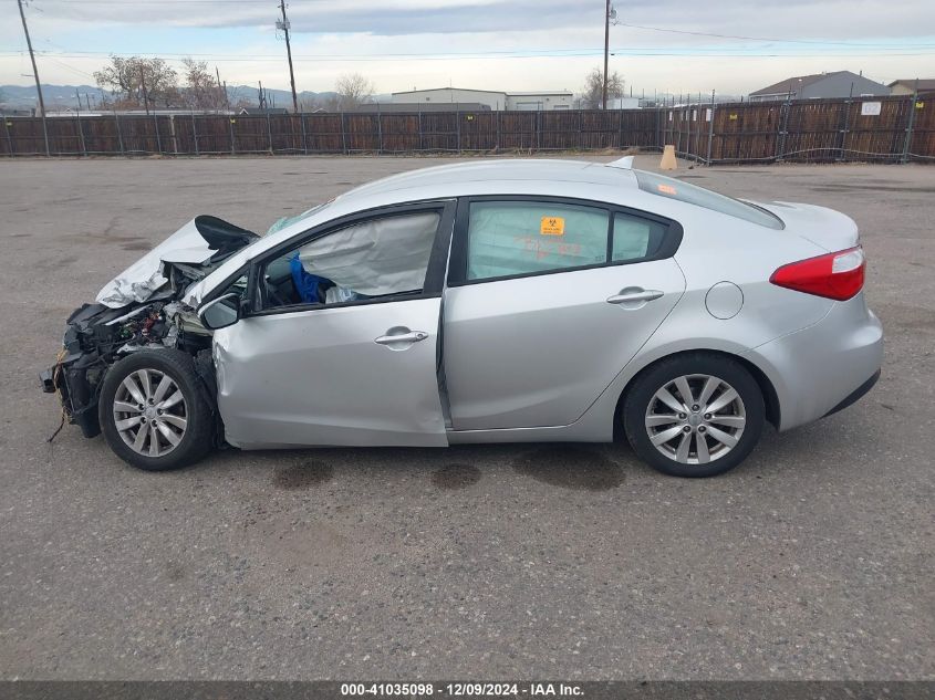 2014 Kia Forte Lx VIN: KNAFX4A62E5228363 Lot: 41035098